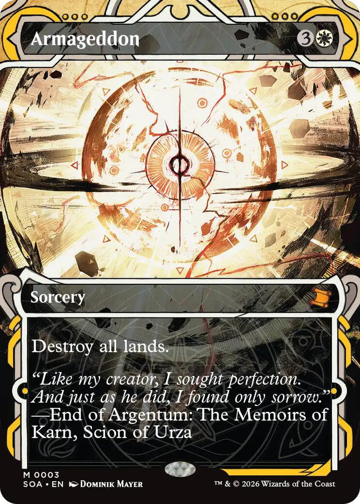 Armageddon [Secrets of Strixhaven: Mystical Archive] Magic: The Gathering