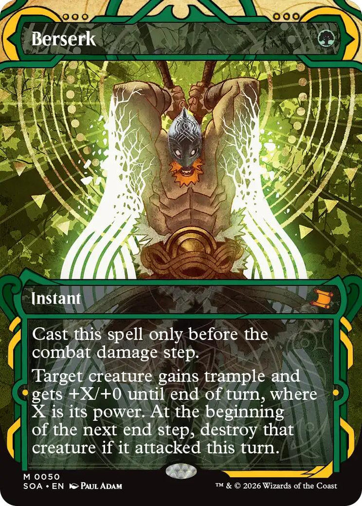 Berserk [Secrets of Strixhaven: Mystical Archive] Magic: The Gathering