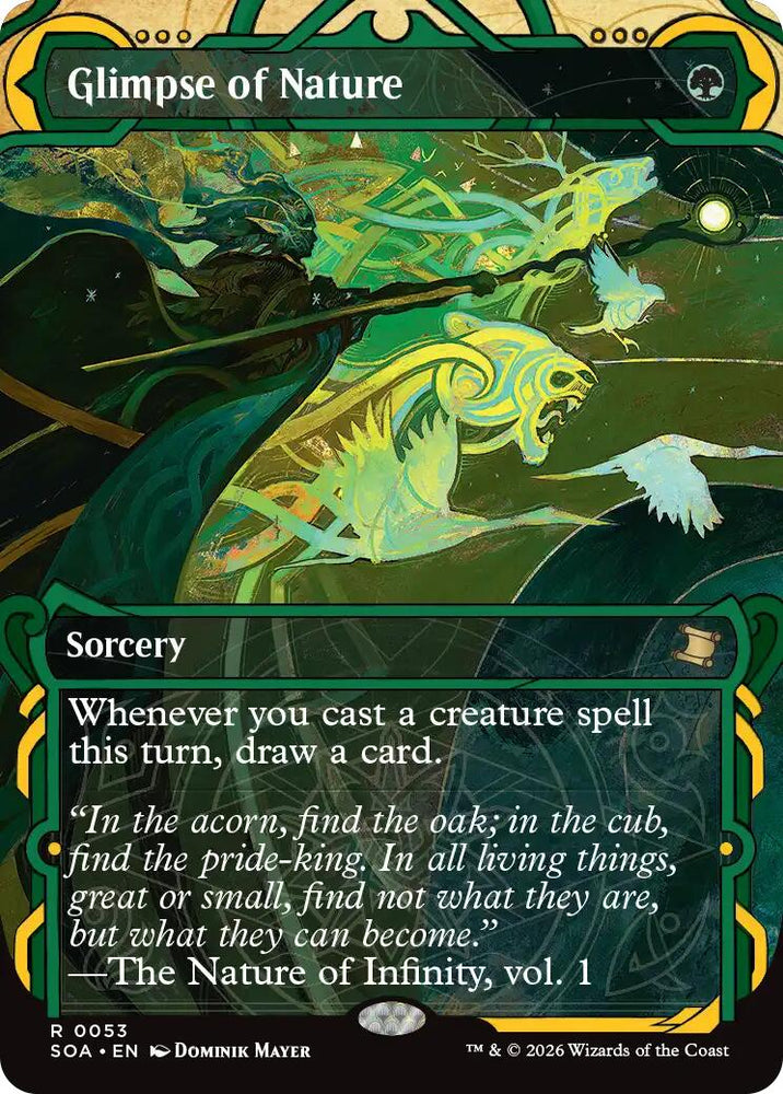 Glimpse of Nature [Secrets of Strixhaven: Mystical Archive] Magic: The Gathering