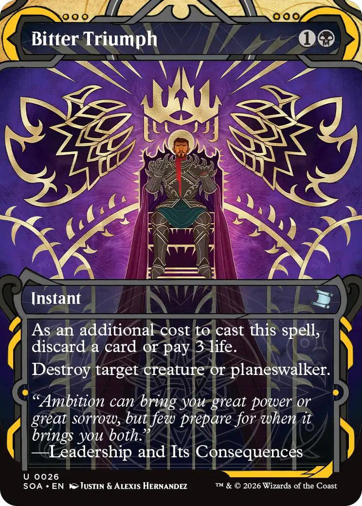 Bitter Triumph [Secrets of Strixhaven: Mystical Archive] Magic: The Gathering