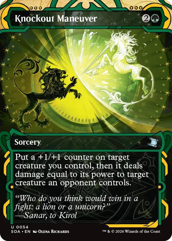 Knockout Maneuver [Secrets of Strixhaven: Mystical Archive] Magic: The Gathering
