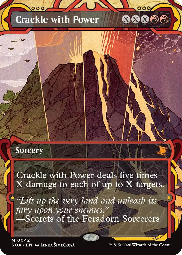 Crackle with Power [Secrets of Strixhaven: Mystical Archive] Magic: The Gathering