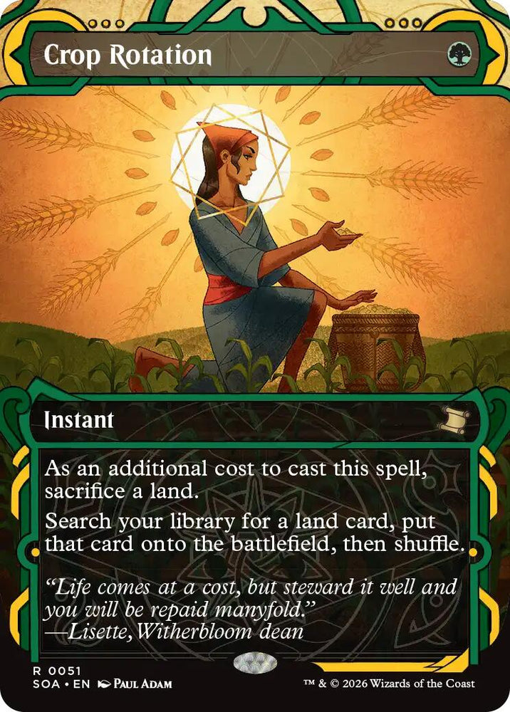 Crop Rotation [Secrets of Strixhaven: Mystical Archive] Magic: The Gathering