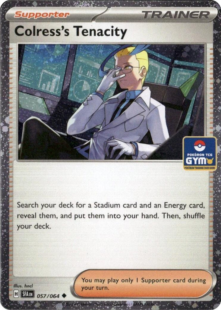Colress's Tenacity (057/064) (Gym Stamp Asia Exclusive) [Miscellaneous Cards] Pokémon