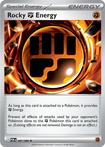 Rocky Fighting Energy (087/088) (Deck Exclusive) [Mega Evolution: Perfect Order] Pokémon
