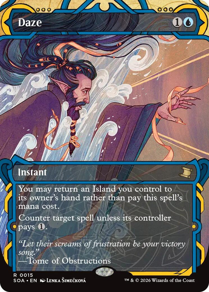 Daze [Secrets of Strixhaven: Mystical Archive] Magic: The Gathering