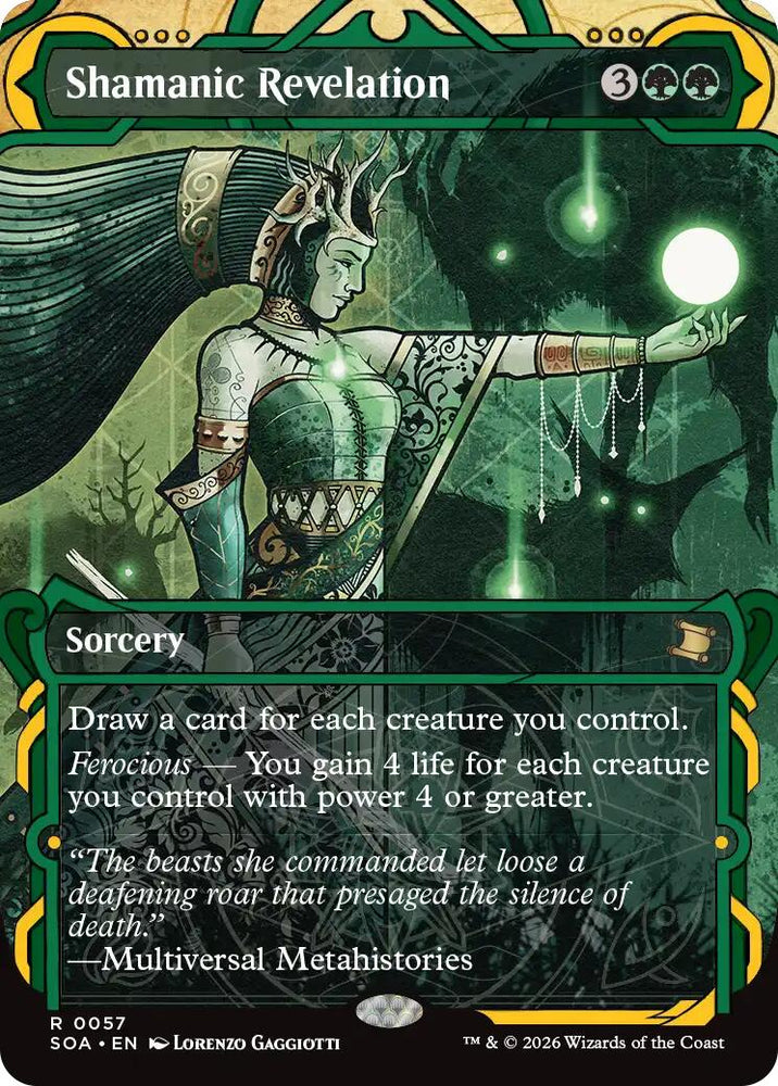 Shamanic Revelation [Secrets of Strixhaven: Mystical Archive] Magic: The Gathering