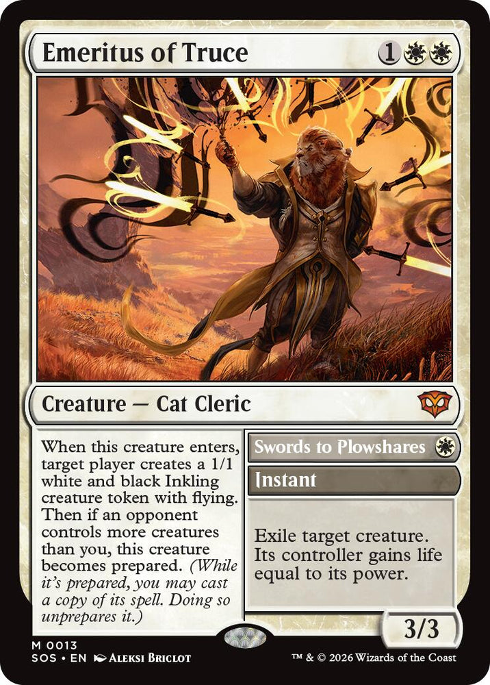 Emeritus of Truce [Secrets of Strixhaven] Magic: The Gathering