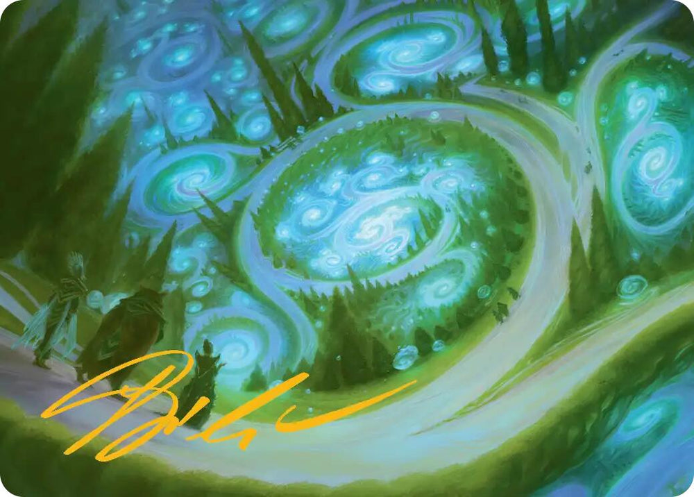 Mathemagics Art Card (Gold-Stamped Signature) [Secrets of Strixhaven Art Series] Magic: The Gathering