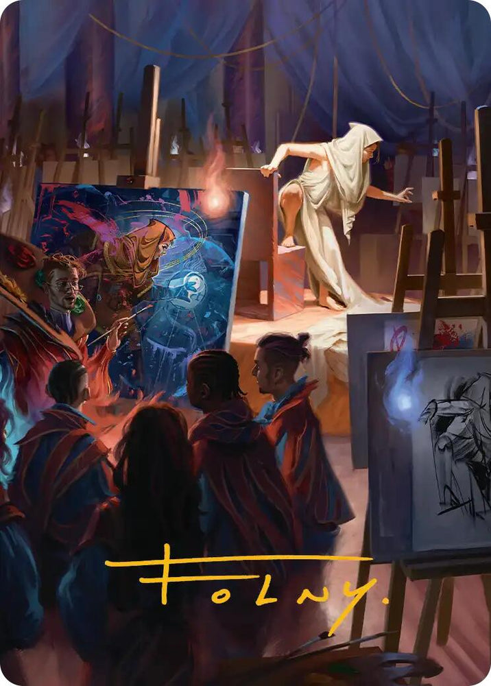 Archaeomancer Art Card (Gold-Stamped Signature) [Secrets of Strixhaven Art Series] Magic: The Gathering