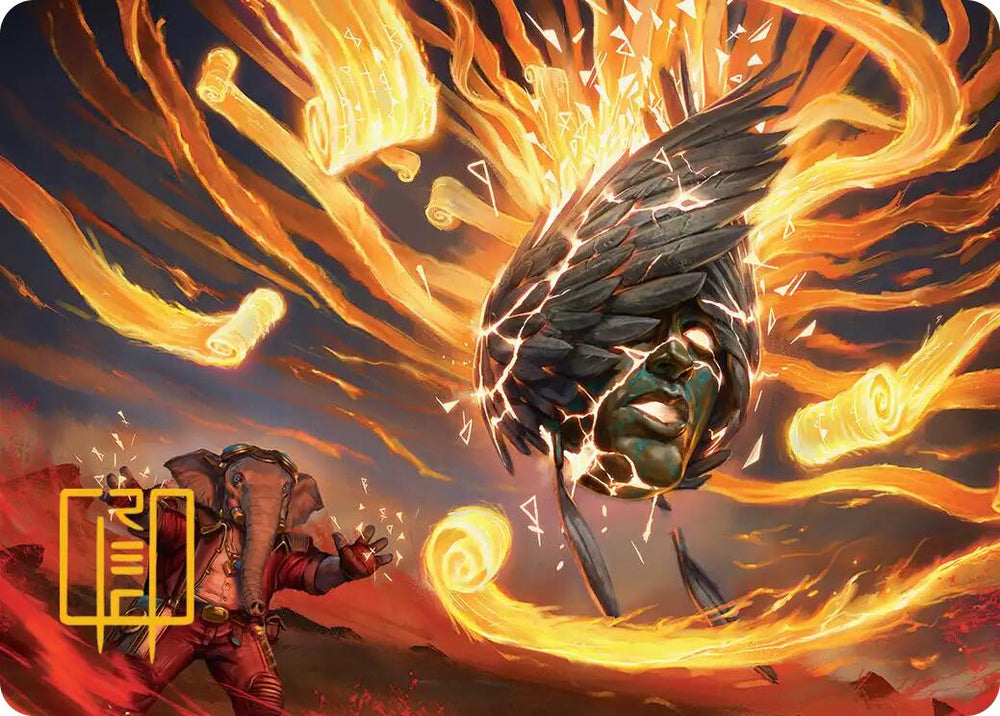 Flashback Art Card (Gold-Stamped Signature) [Secrets of Strixhaven Art Series] Magic: The Gathering