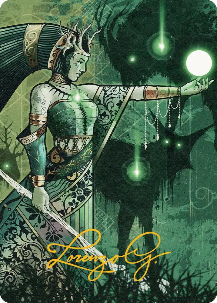 Shamanic Revelation Art Card (Gold-Stamped Signature) [Secrets of Strixhaven Art Series] Magic: The Gathering