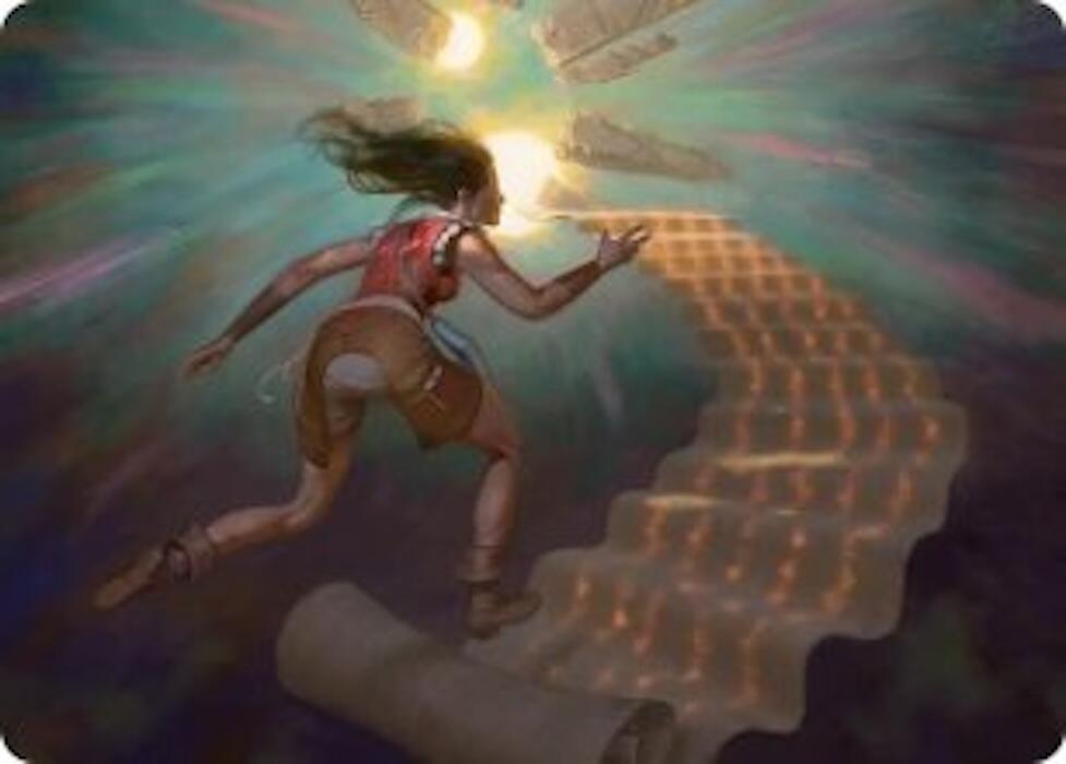 Pursue the Past Art Card [Secrets of Strixhaven Art Series] Magic: The Gathering