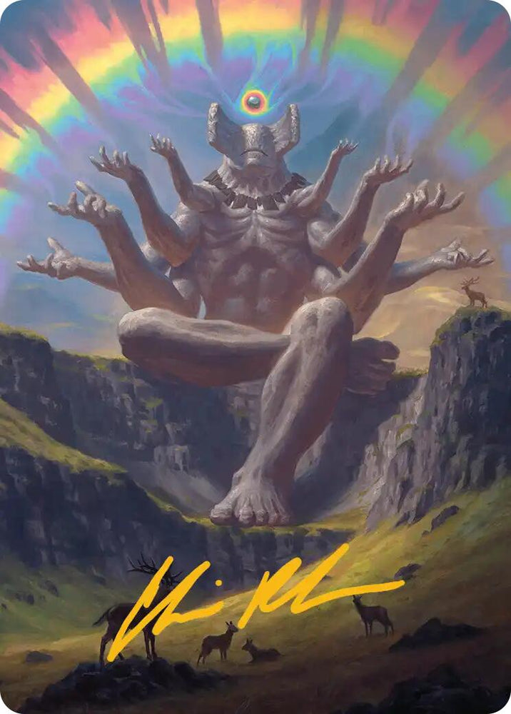 Transcendent Archaic Art Card (Gold-Stamped Signature) [Secrets of Strixhaven Art Series] Magic: The Gathering