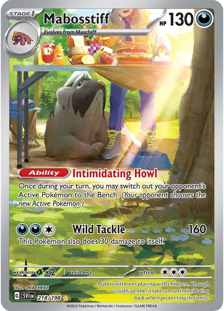 Mabosstiff (218/198) [Scarlet & Violet: Base Set] Pokémon