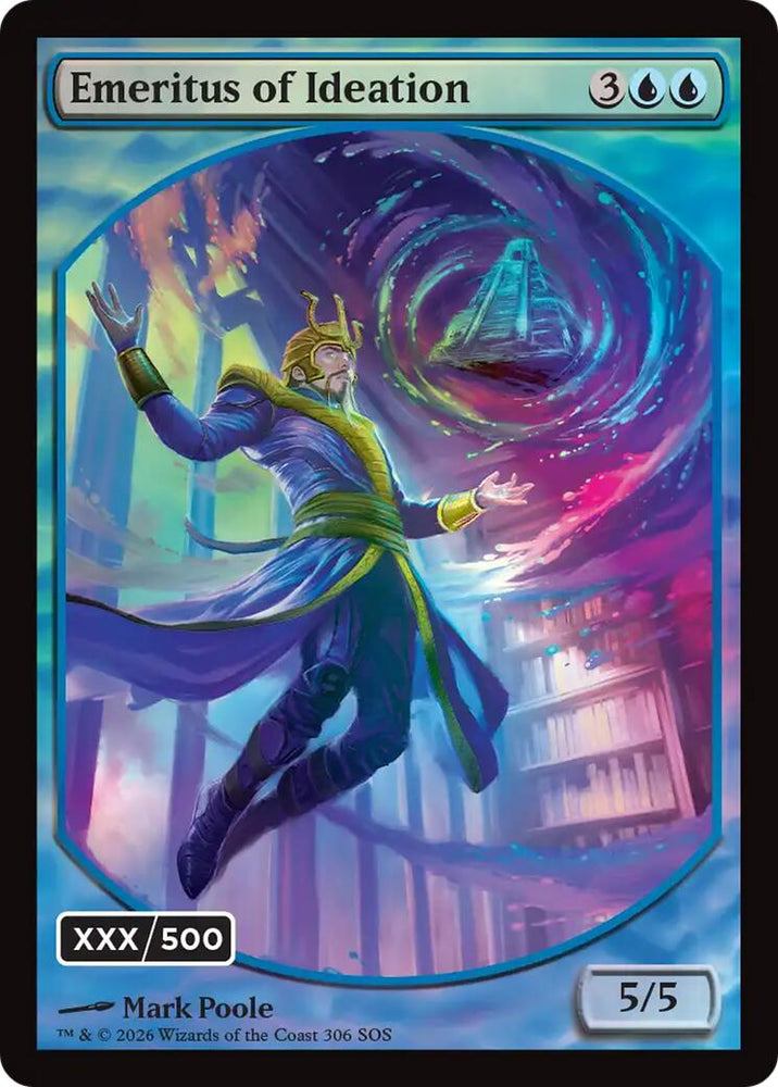 Emeritus of Ideation (Serial Numbered) [Secrets of Strixhaven] Magic: The Gathering