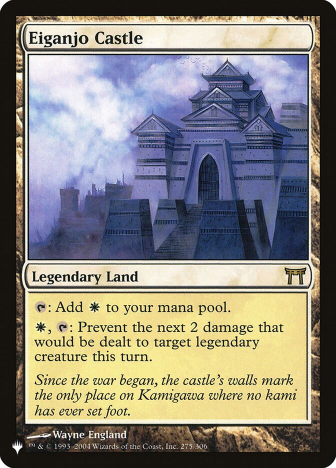 Eiganjo Castle [The List] Magic: The Gathering