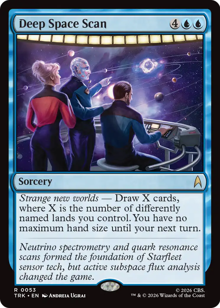 Deep Space Scan [Star Trek] Magic: The Gathering