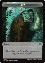Treasure // Copy Double-Sided Token [Lorwyn Eclipsed Tokens] Magic: The Gathering