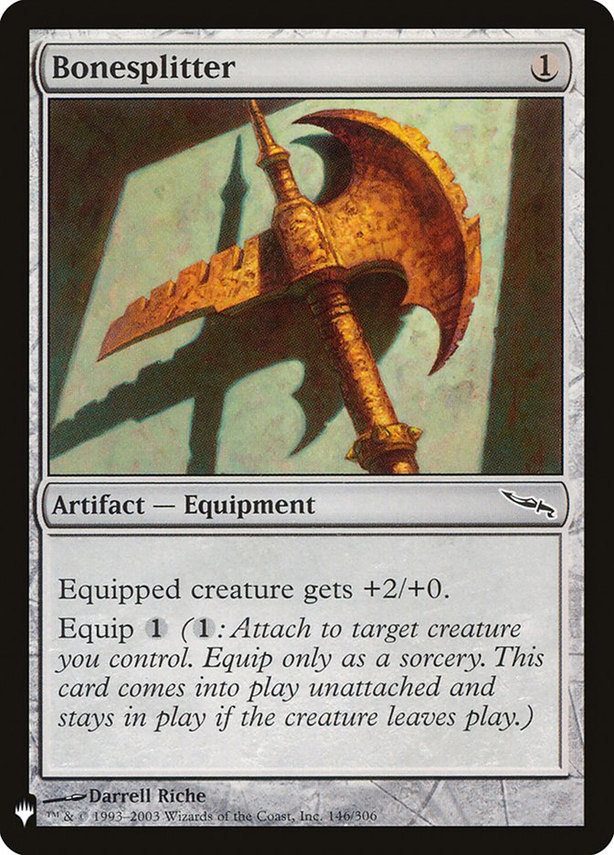 Bonesplitter [Mystery Booster] Magic: The Gathering
