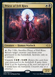Priest of Fell Rites [Modern Horizons 2] Magic: The Gathering