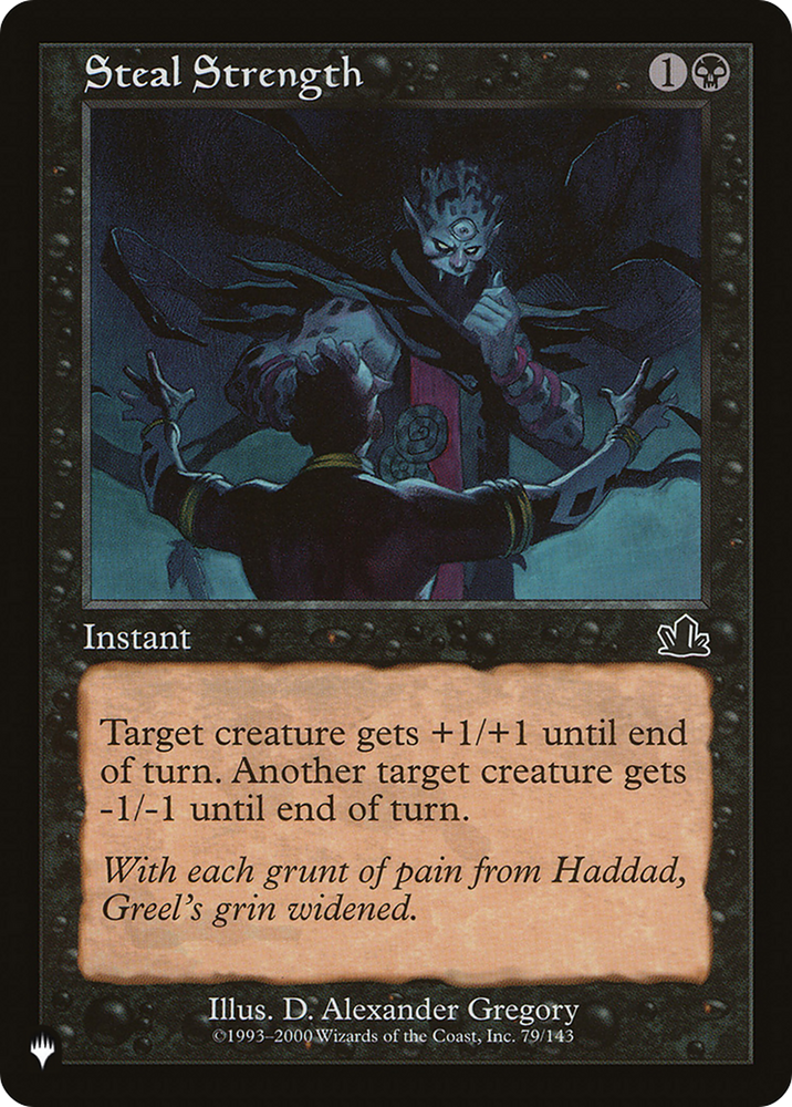 Steal Strength [The List] Magic: The Gathering