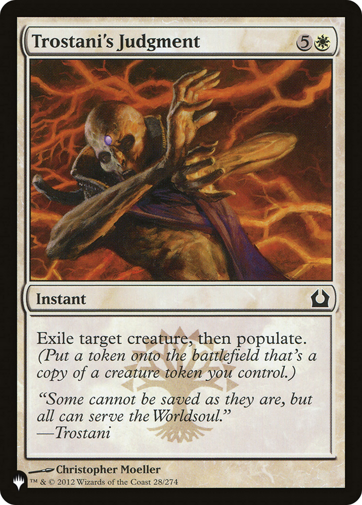 Trostani's Judgment [The List] Magic: The Gathering