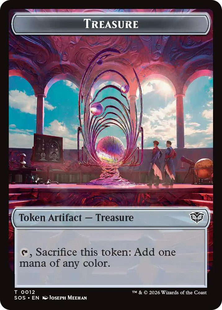 Phyrexian Germ // Treasure Double-Sided Token [Secrets of Strixhaven Commander Tokens] Magic: The Gathering