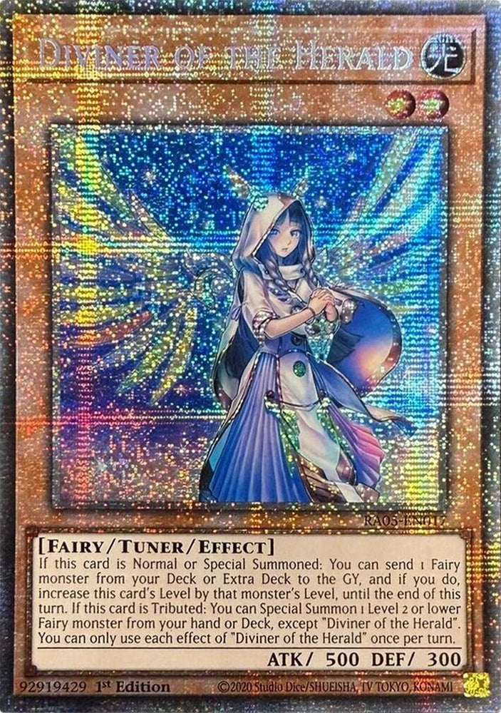 Diviner of the Herald (Starlight Rare) [RA05-EN017] Starlight Rare Yu-Gi-Oh!