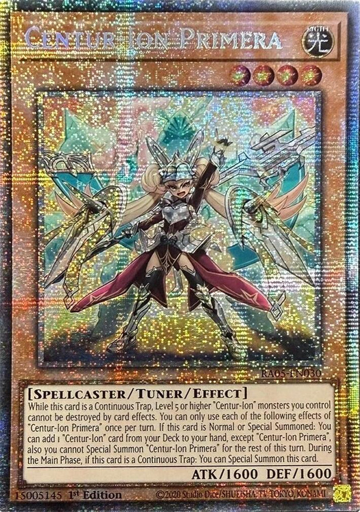 Centur-Ion Primera (Starlight Rare) [RA05-EN030] Starlight Rare Yu-Gi-Oh!