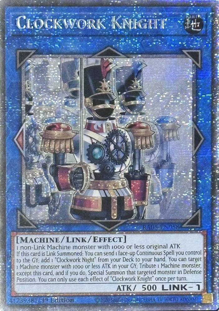 Clockwork Knight (Starlight Rare) [RA05-EN058] Starlight Rare Yu-Gi-Oh!