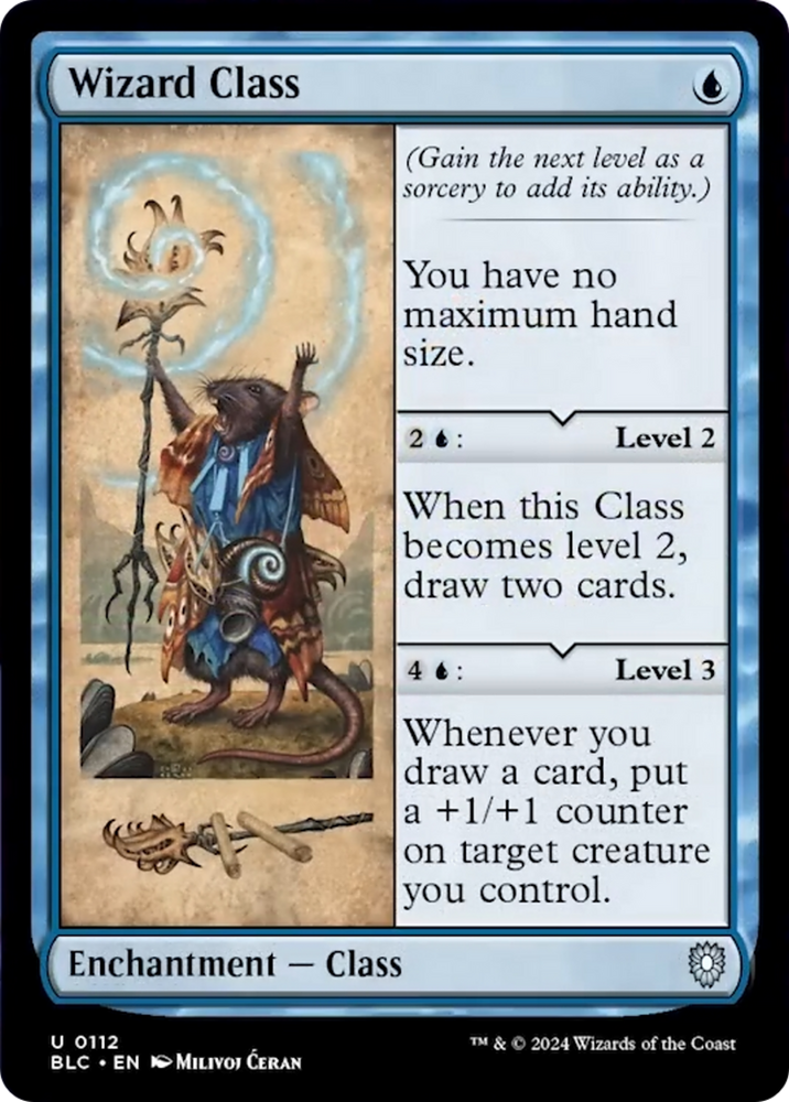 Wizard Class [Bloomburrow Commander] Magic: The Gathering