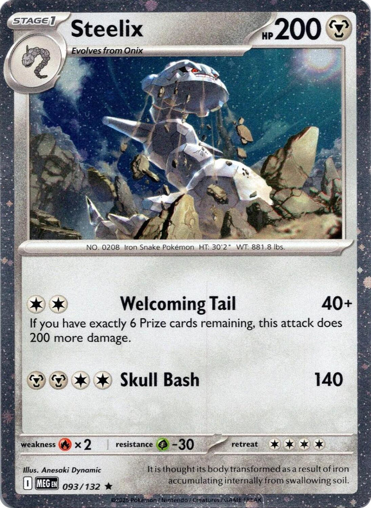 Steelix (093/132) (Cosmos Holo) [Mega Evolution: Base Set] Pokémon