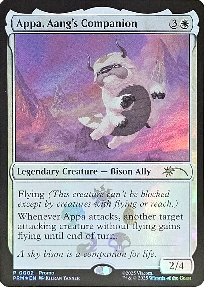 Appa, Aang's Companion [Media Promos] Magic: The Gathering