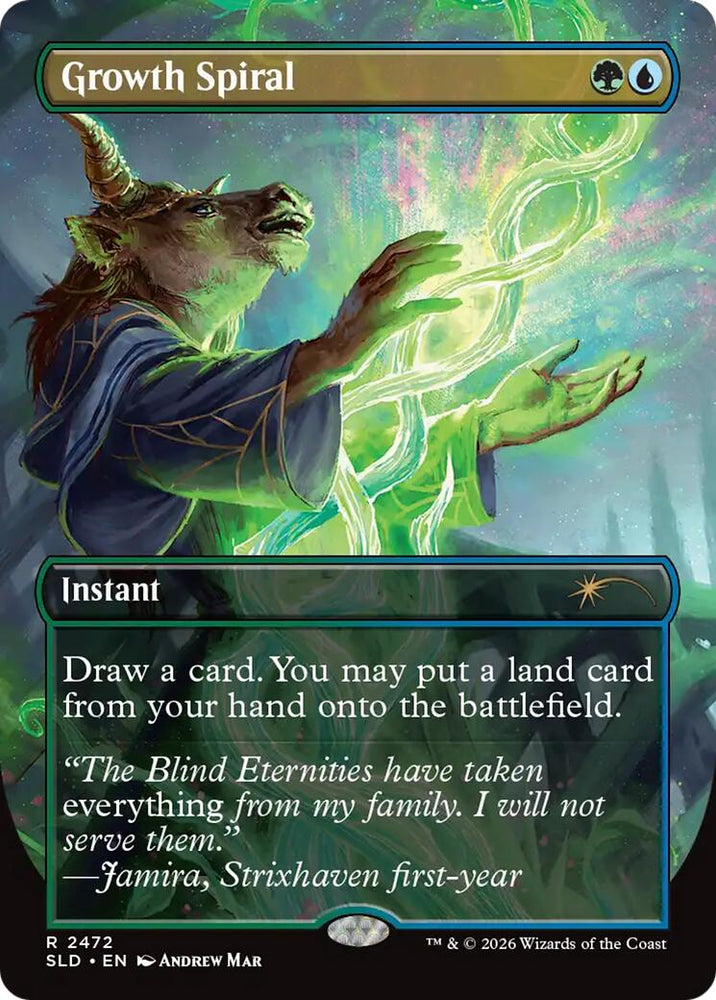 Growth Spiral (2472) [Secret Lair Drop Series] Magic: The Gathering