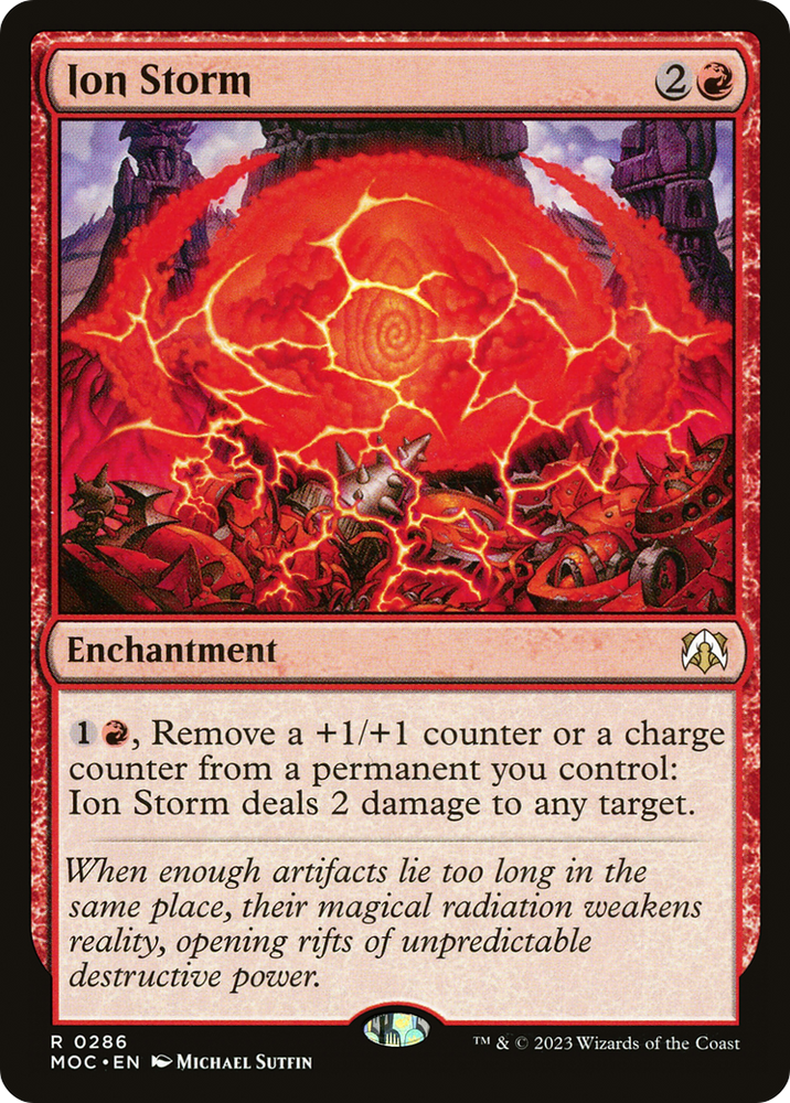 Ion Storm [March of the Machine Commander] Magic: The Gathering