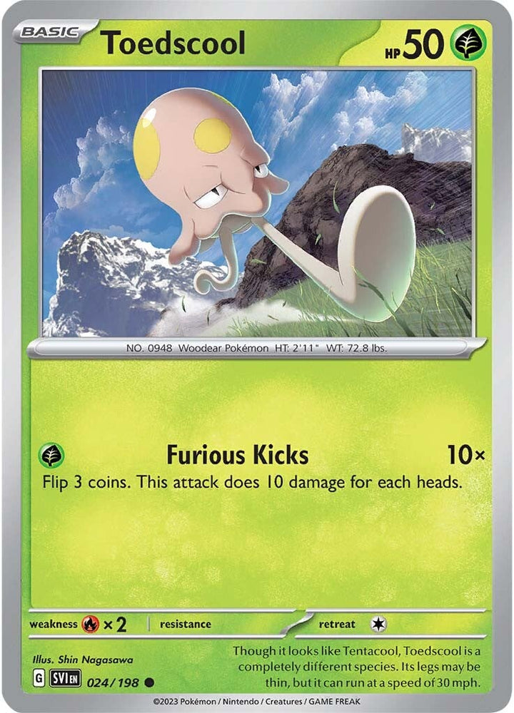 Toedscool (024/198) [Scarlet & Violet: Base Set] Pokémon