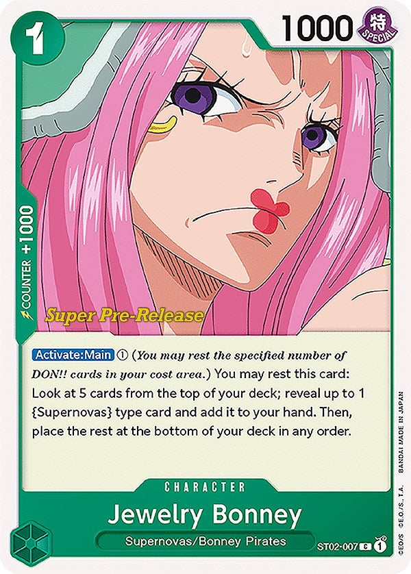 Jewelry Bonney [Super Pre-Release Starter Deck: Worst Generation] Bandai