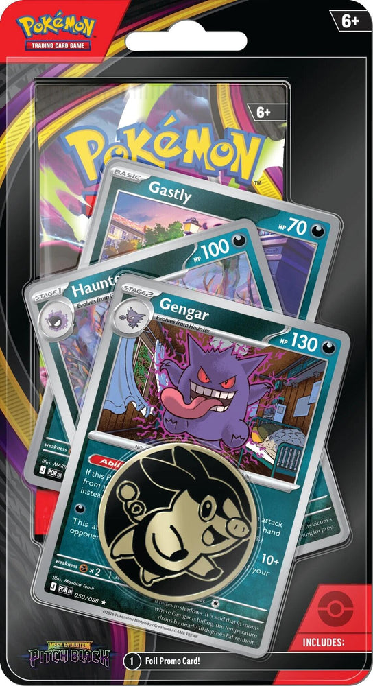 Mega Evolution: Pitch Black - Premium Checklane Blister [Gengar Line] Pokémon