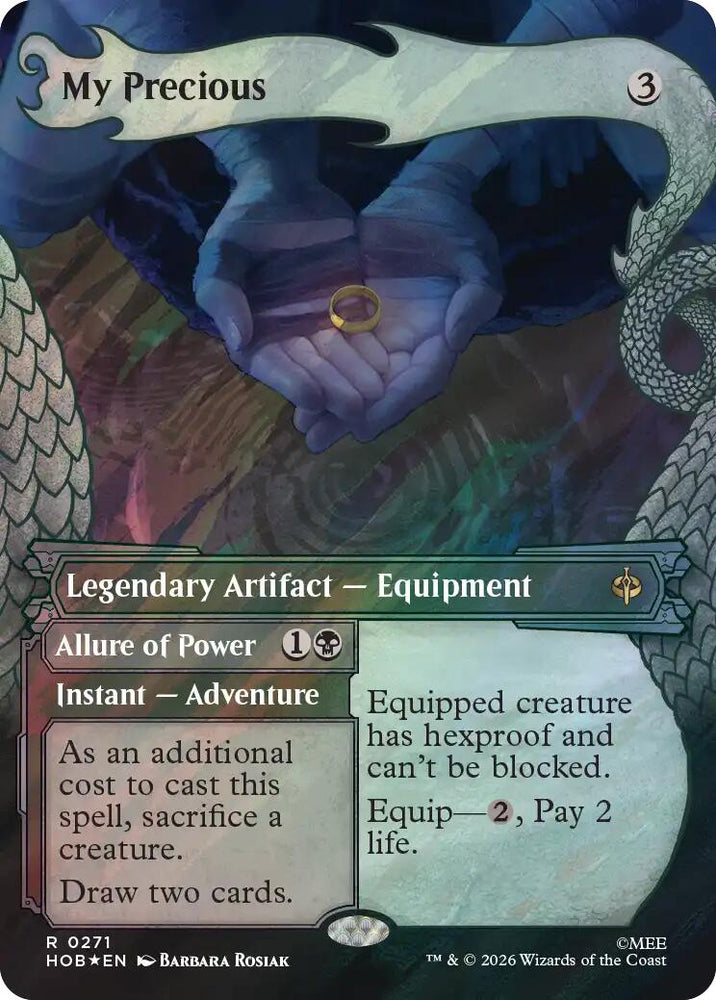 My Precious (Showcase) (Surge Foil) [The Hobbit] Magic: The Gathering
