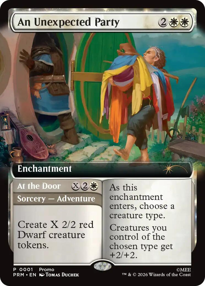 An Unexpected Party (Extended Art) [Media Promos] Magic: The Gathering