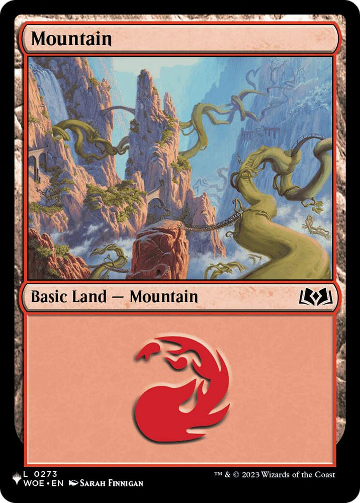 Mountain (0273) (WOE) [The List] Magic: The Gathering