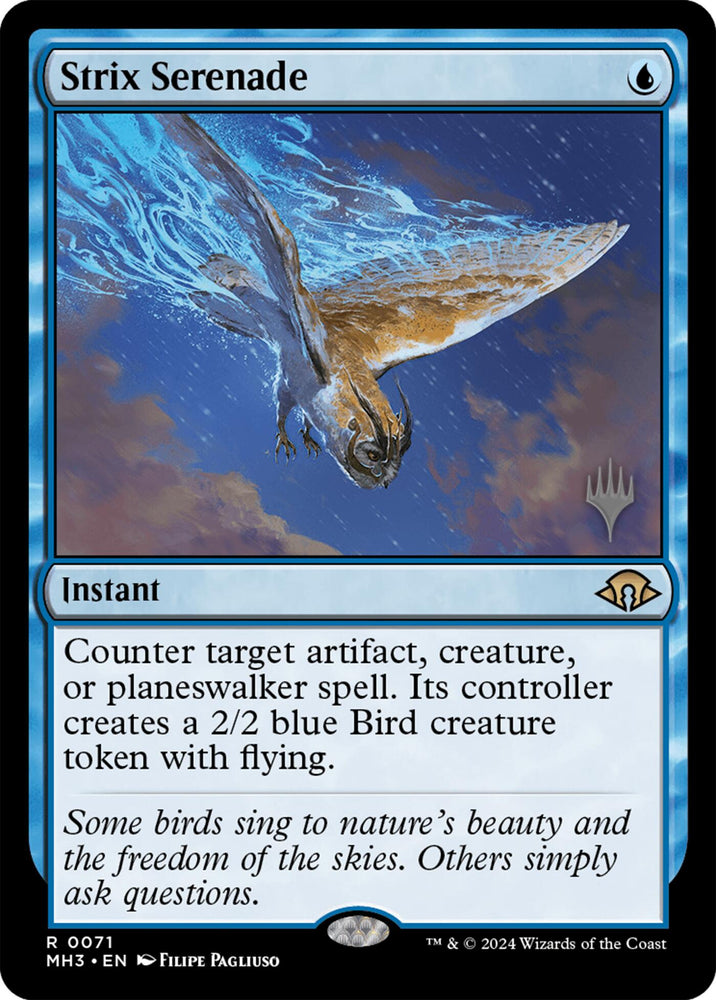 Strix Serenade [Modern Horizons 3 Promos] Magic: The Gathering