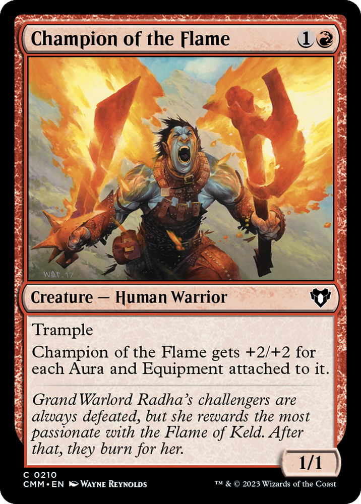 Champion of the Flame [Commander Masters] Magic: The Gathering