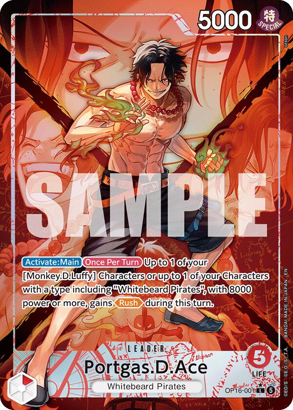 Portgas.D.Ace (1) (Alternate Art) [The Time of Battle] Bandai