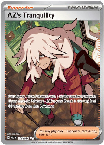 AZ's Tranquility (106/086) [Mega Evolution: Chaos Rising] Pokémon