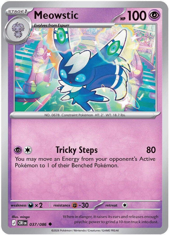 Meowstic (037/086) [Mega Evolution: Chaos Rising] Pokémon