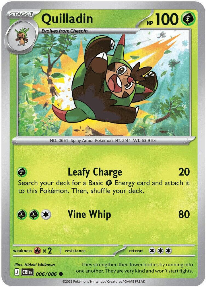 Quilladin (006/086) [Mega Evolution: Chaos Rising] Pokémon