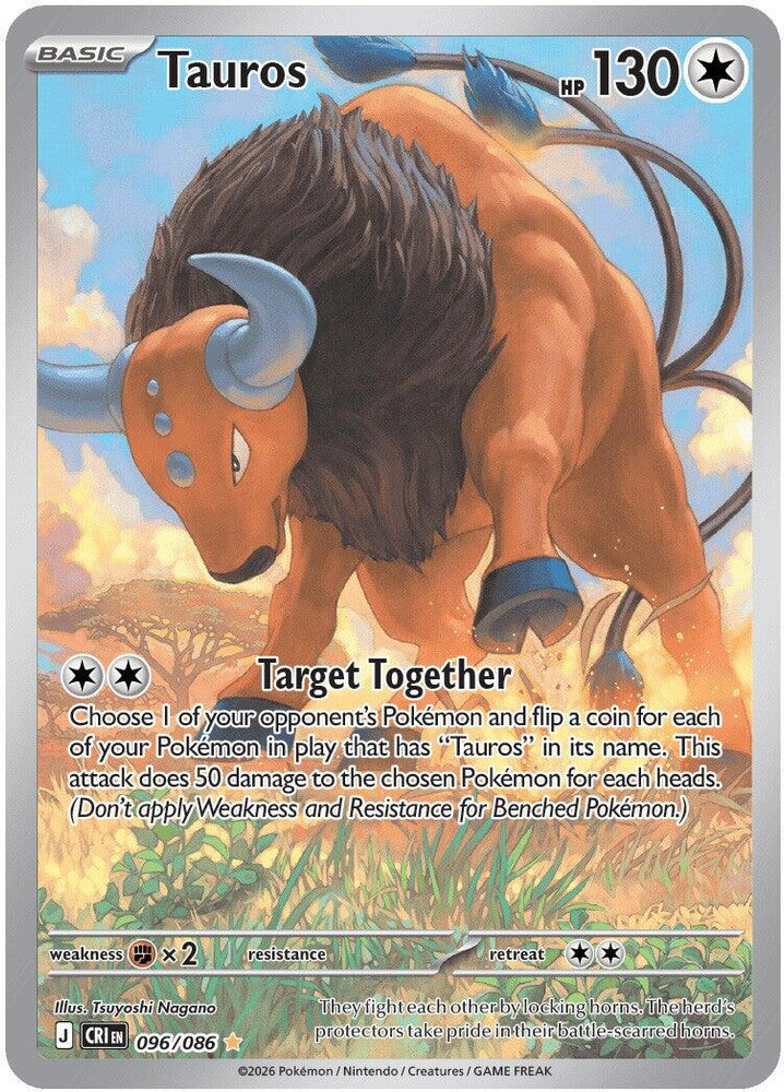 Tauros (096/086) [Mega Evolution: Chaos Rising] Pokémon