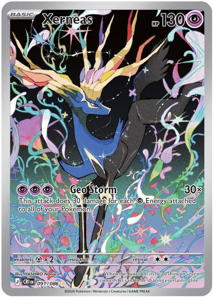 Xerneas (091/086) [Mega Evolution: Chaos Rising] Pokémon